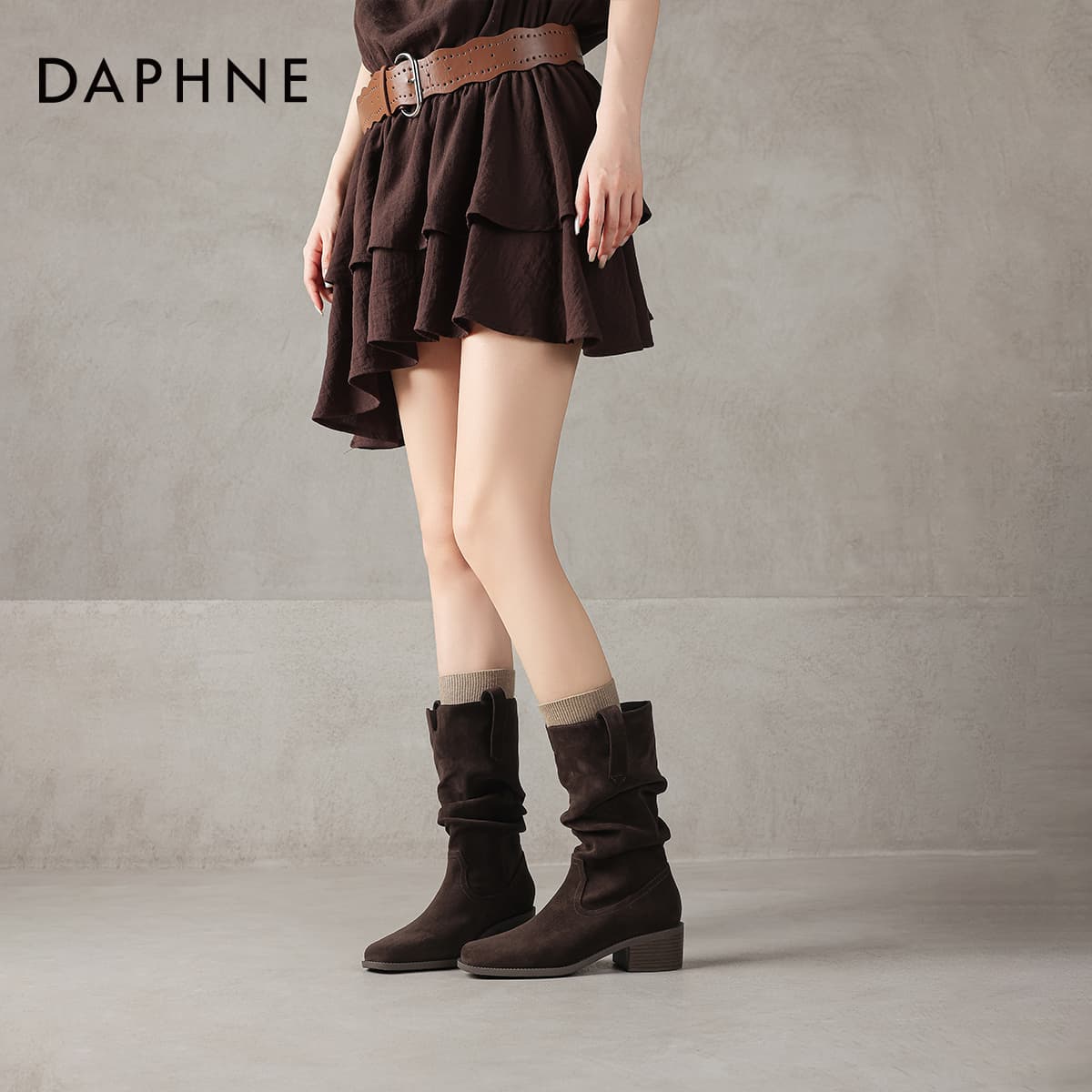 Сапоги DAPHNE Ботильоны High Топ Женские - изображение 5