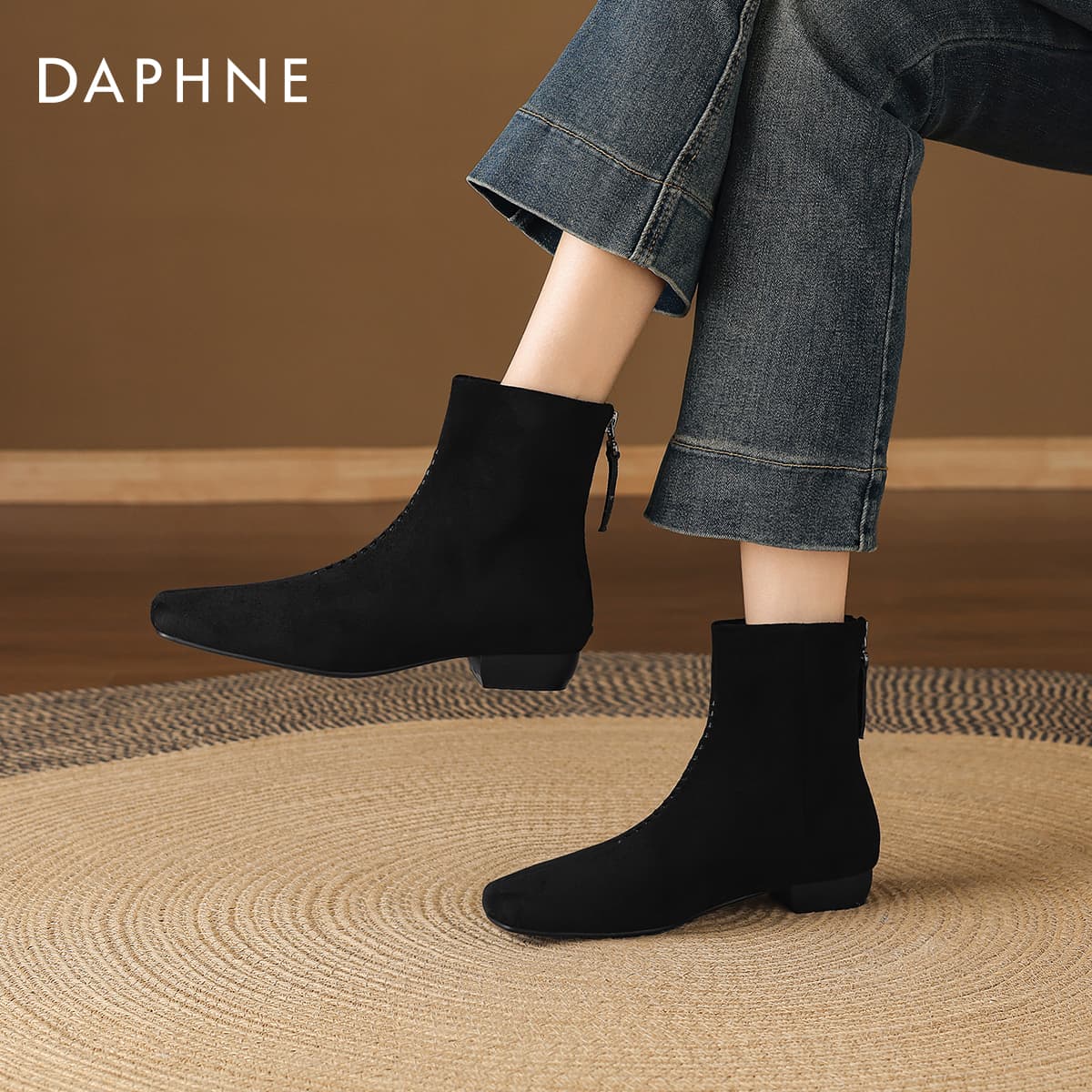 Сапоги Daphne Ткань Ботильоны Женские - изображение 3