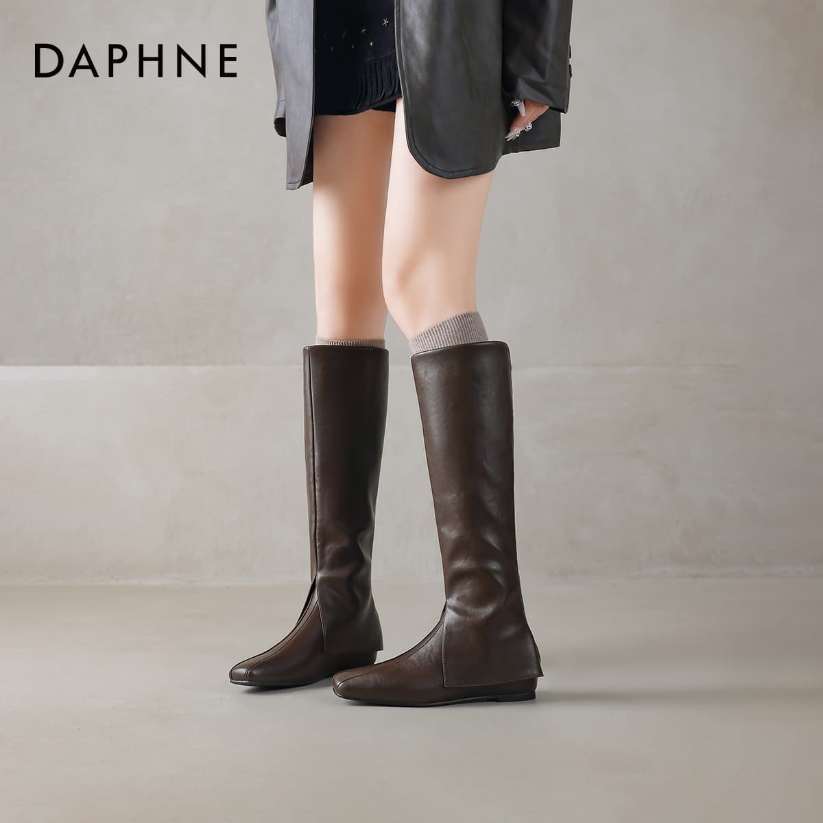 Ботинки DAPHNE Женские сапоги до колена - изображение 4