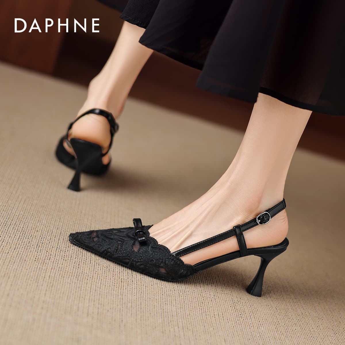 Шлёпанцы DAPHNE One Шнуровочные Сандалии Женские - изображение 4