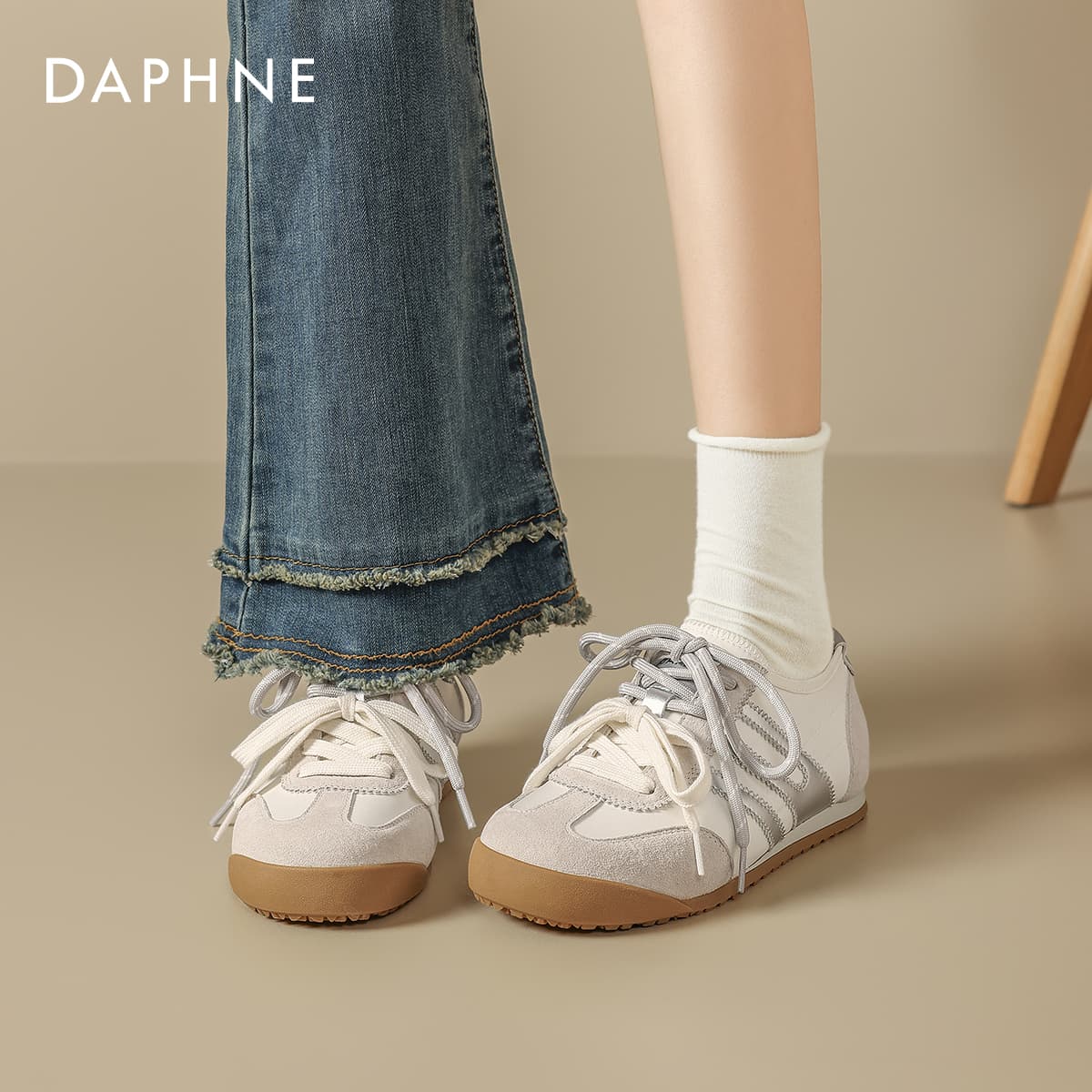Кроссовки DAPHNE Низкий Топ Повседневная Обувь Женская - изображение 4