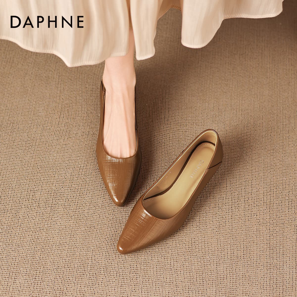 Тапочки DAPHNE Женские Повседневный Обувь без подкладки Женские - изображение 4