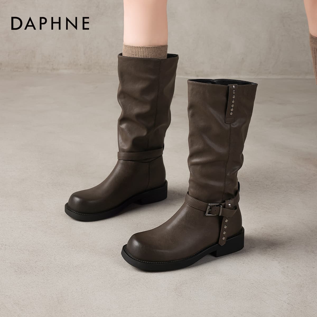 Сапоги DAPHNE Ботильоны Женские - изображение 7