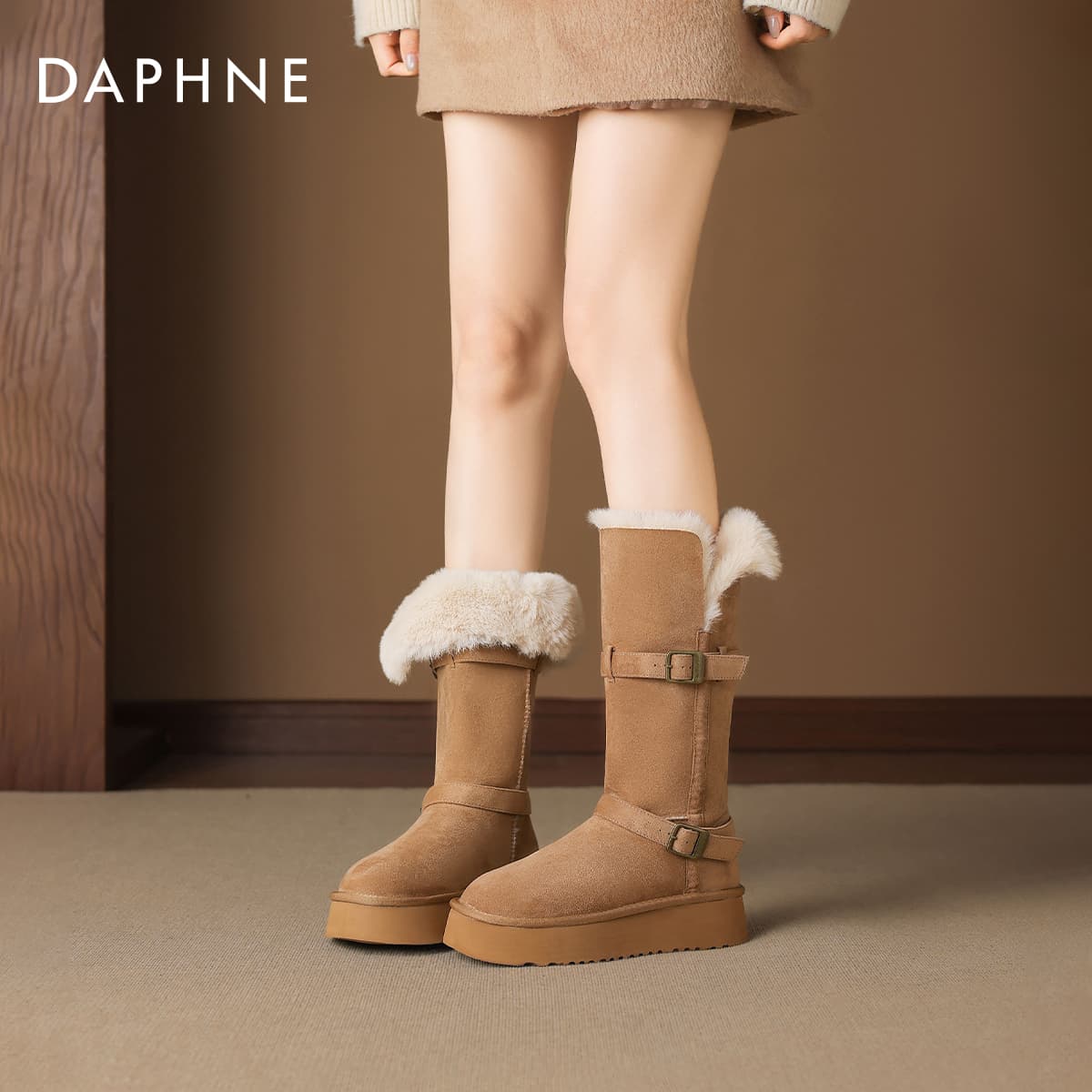 Ботинки зимние DAPHNE 30,5cm Сноубутсы Женские - изображение 4