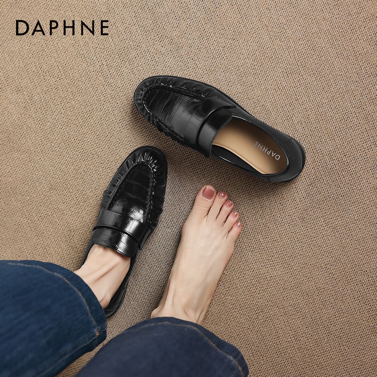 Лоферы DAPHNE Лоферы из синтетической кожи для женщин - изображение 6