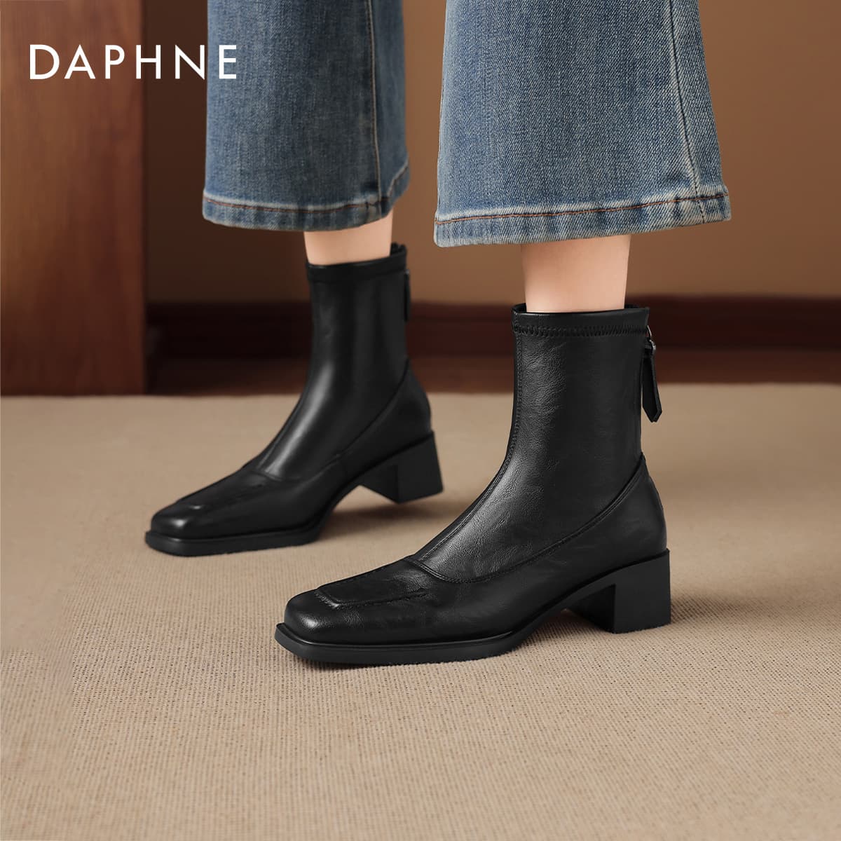 Сапоги DAPHNE Ботильоны High Топ Женские - изображение 4