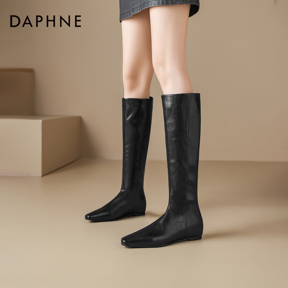 Ботинки DAPHNE Женские сапоги до колена - изображение 10