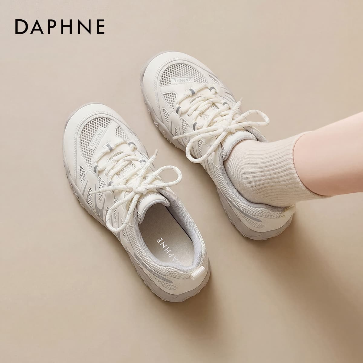 Кроссовки DAPHNE Синтетическая кожа текстиль Низкий топ Повседневная обувь Женская - изображение 5