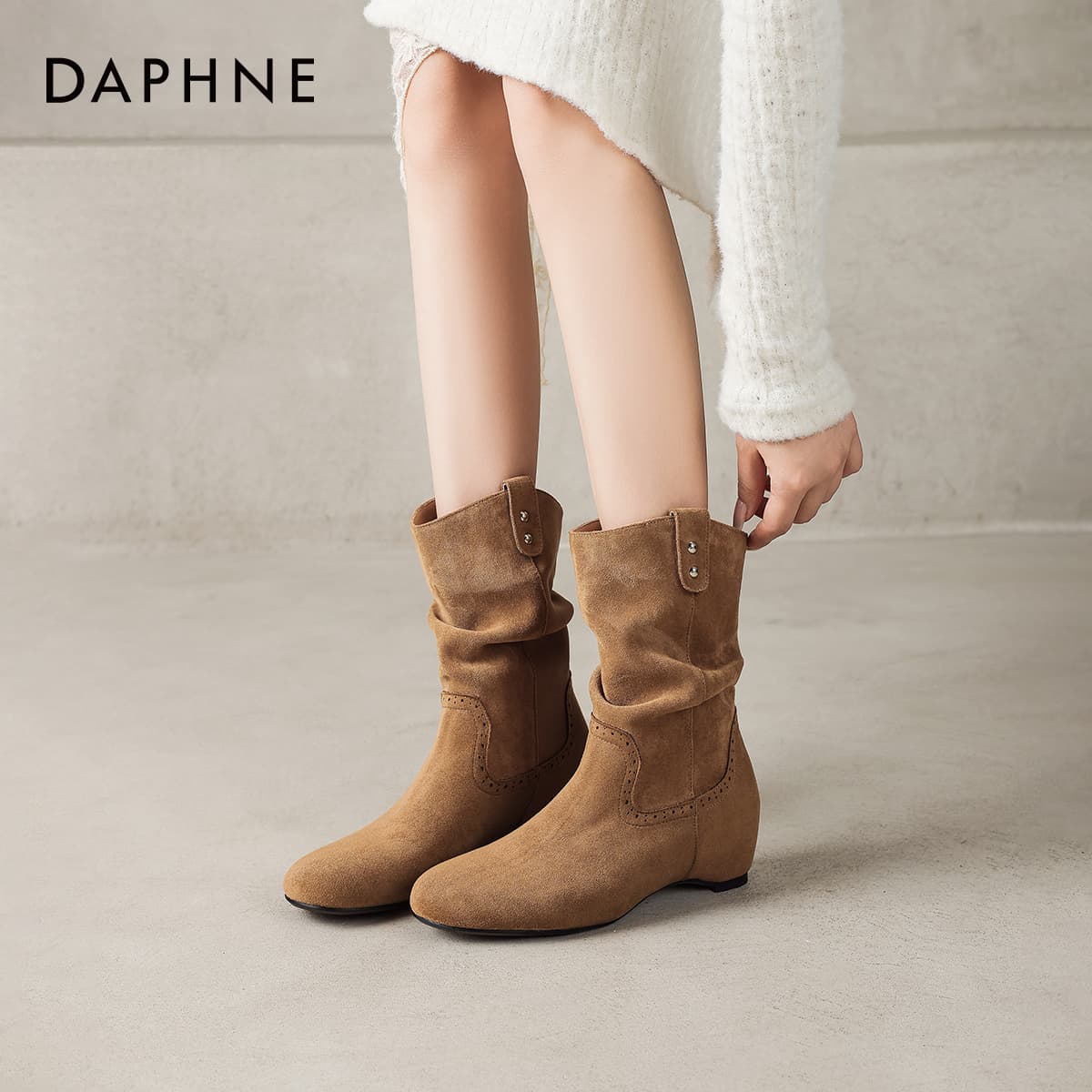 Сапоги DAPHNE Ботильоны Женские - изображение 7