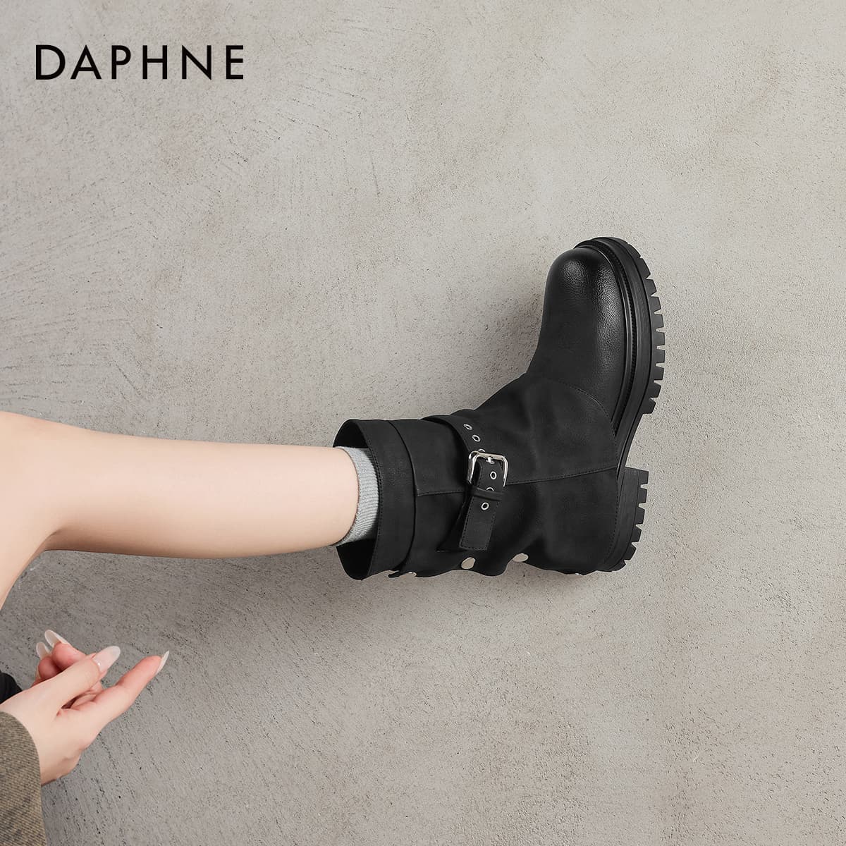Сапоги DAPHNE Синтетическая кожа Ботильоны Женские - изображение 5