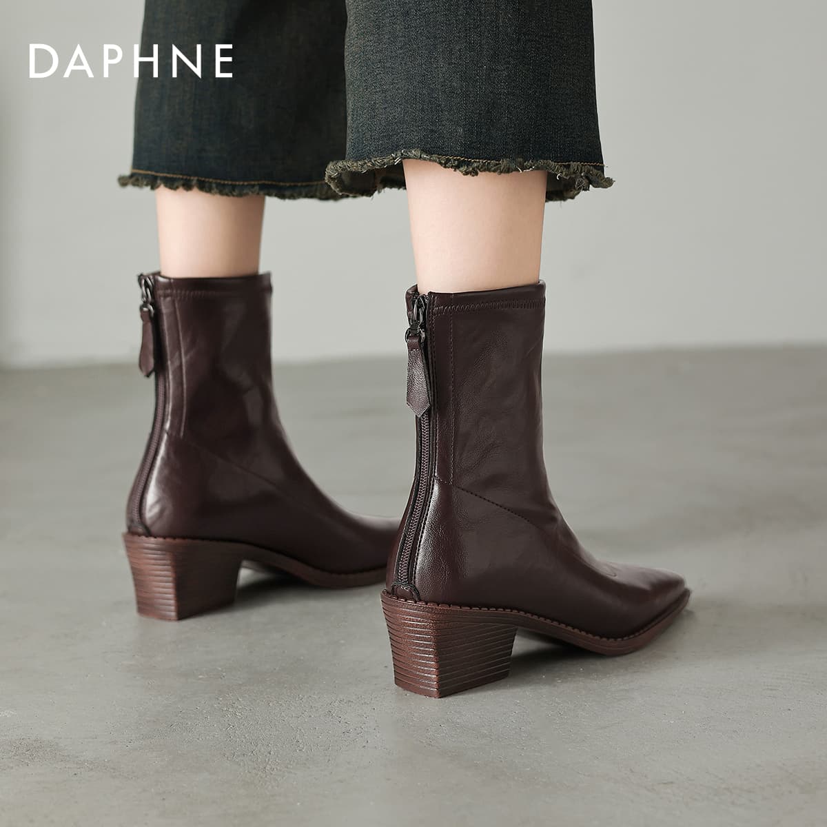 Сапоги DAPHNE Ботильоны Женские - изображение 6