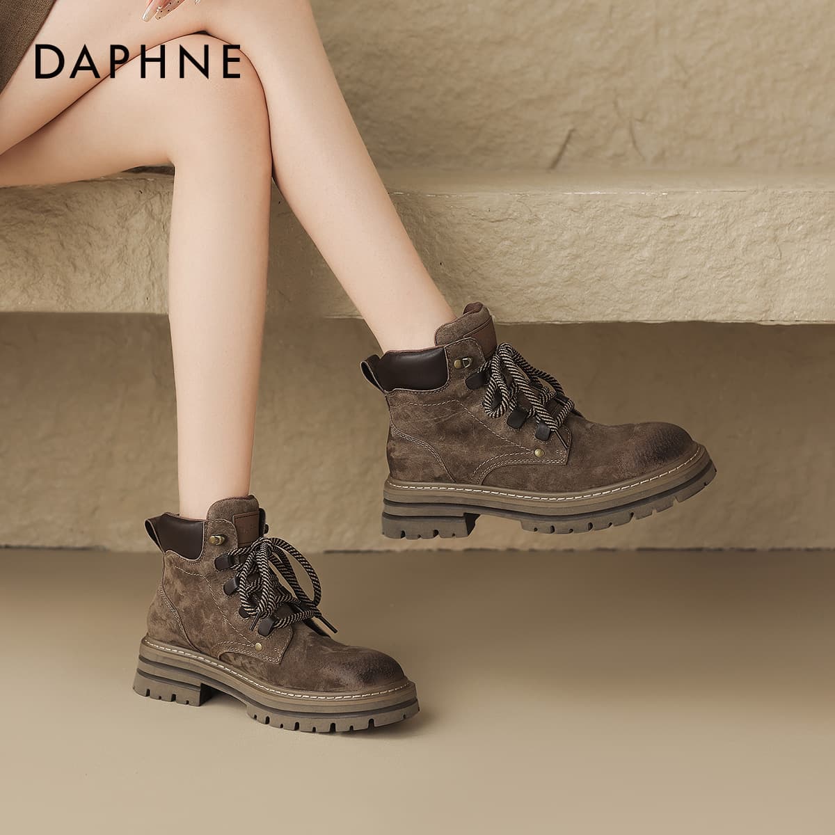 Ботинки Daphne 11cm Martin Boot Женские - изображение 3