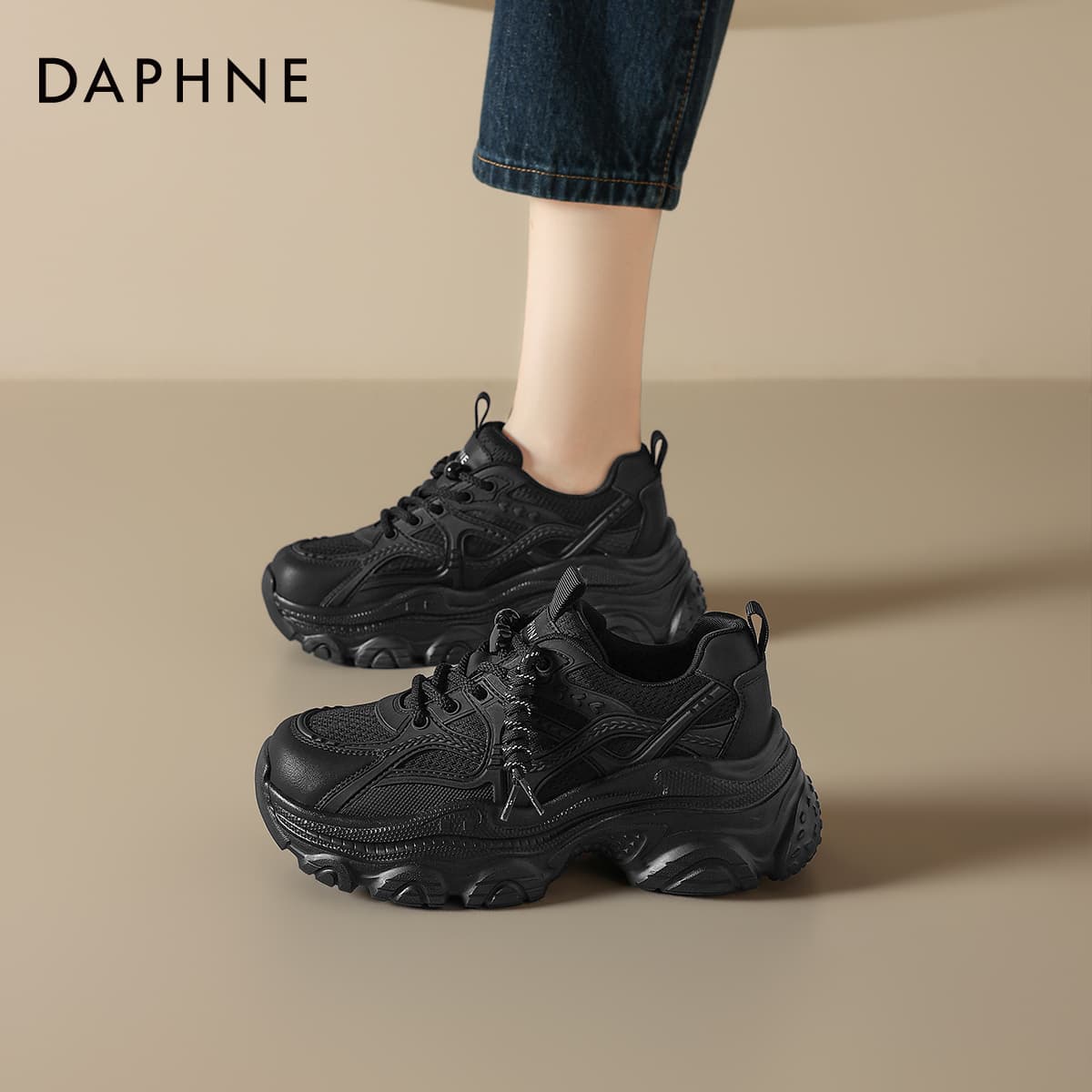 Кроссовки DAPHNE Массивные кроссовки Low Топ Женские - изображение 5