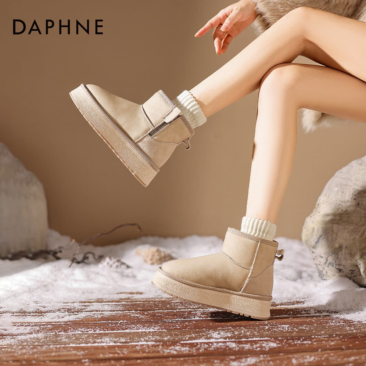Ботинки зимние Daphne Сноубутсы Женские - изображение 4