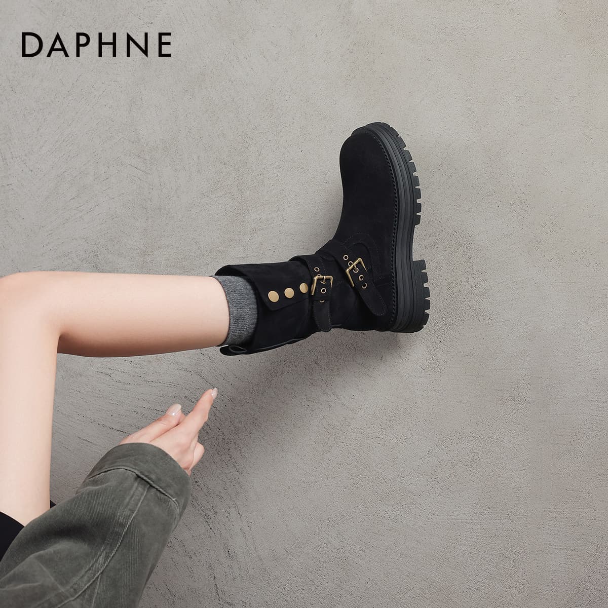 Сапоги DAPHNE Ботильоны Женские - изображение 7