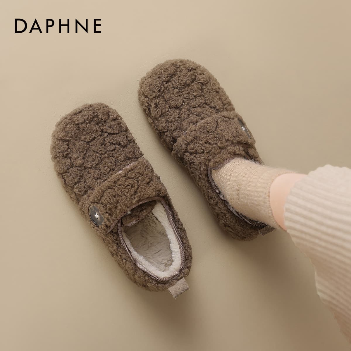 Ботинки зимние DAPHNE Женские сноубутсы из ткани - изображение 4