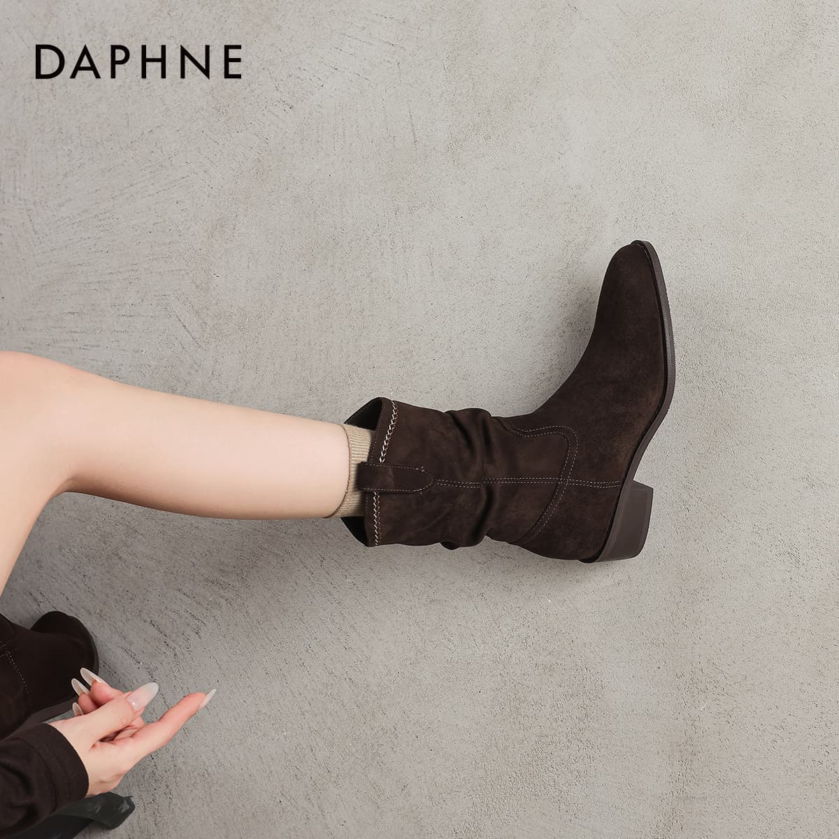Сапоги DAPHNE Ботильоны Женские - изображение 5