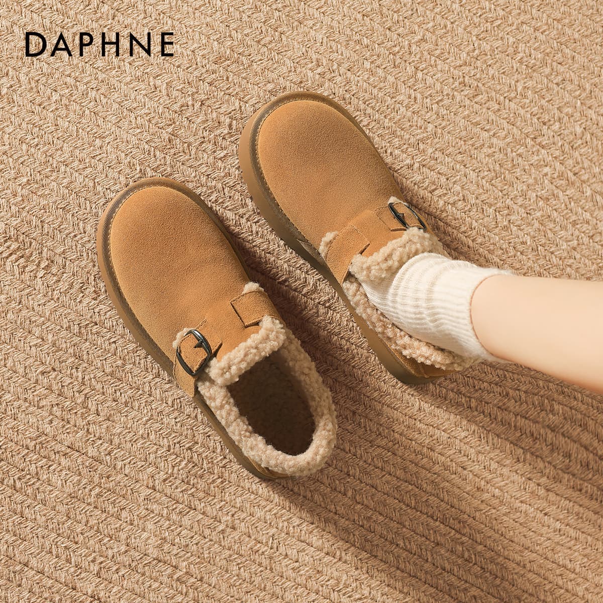 Ботинки зимние Daphne Короткие Сноубутсы Женские - изображение 5