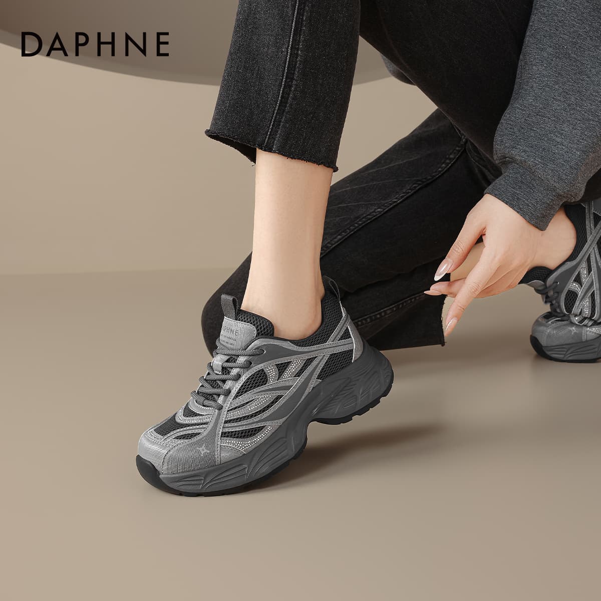 Кроссовки DAPHNE Массивные кроссовки Low Топ Женские - изображение 5