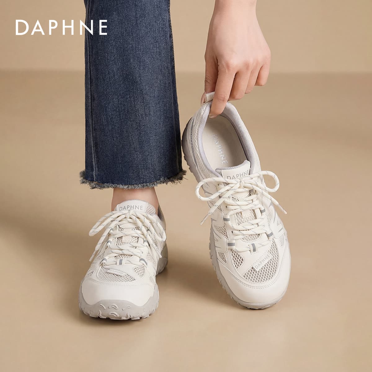 Кроссовки DAPHNE Синтетическая кожа текстиль Низкий топ Повседневная обувь Женская - изображение 4