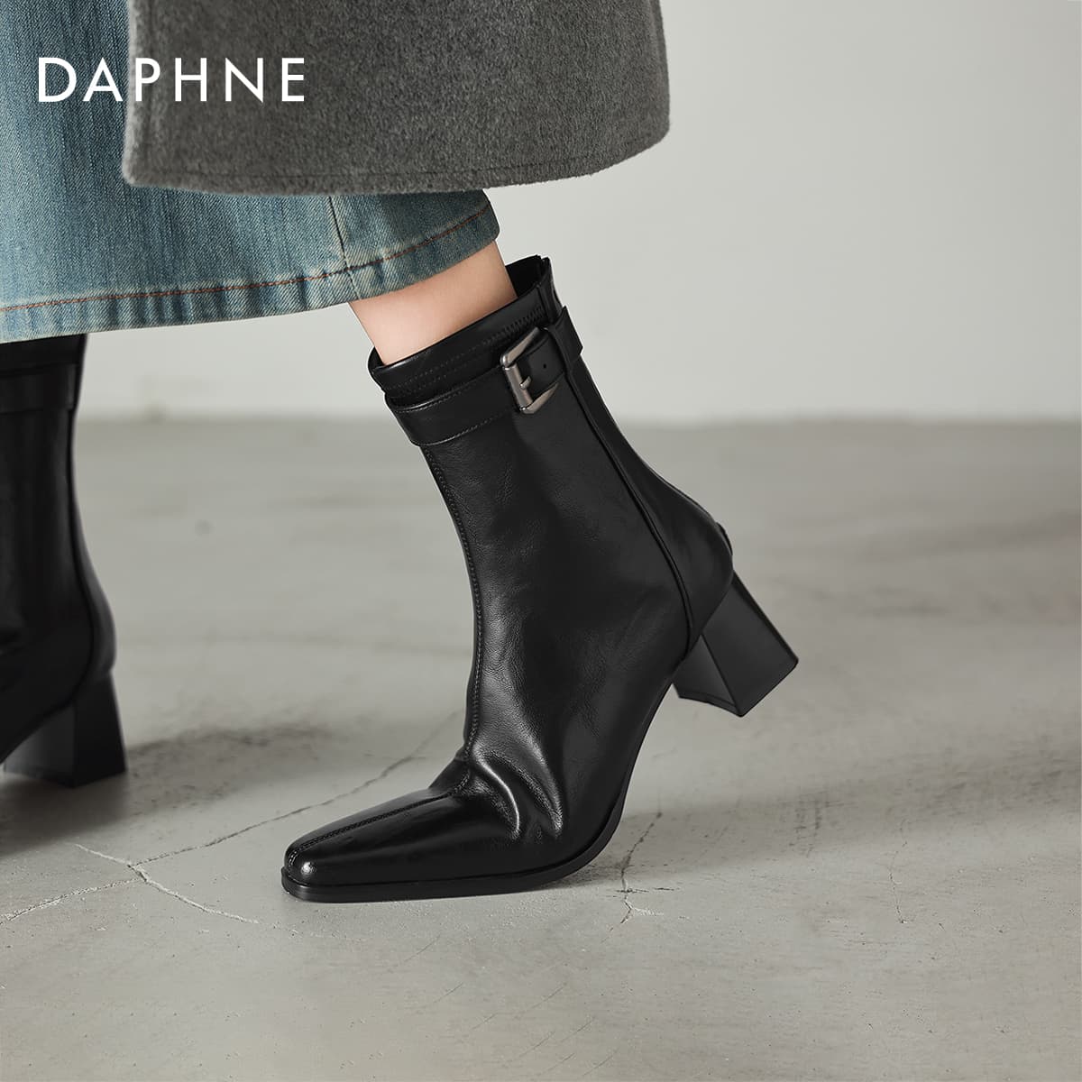 Сапоги DAPHNE Ботильоны Женские - изображение 6
