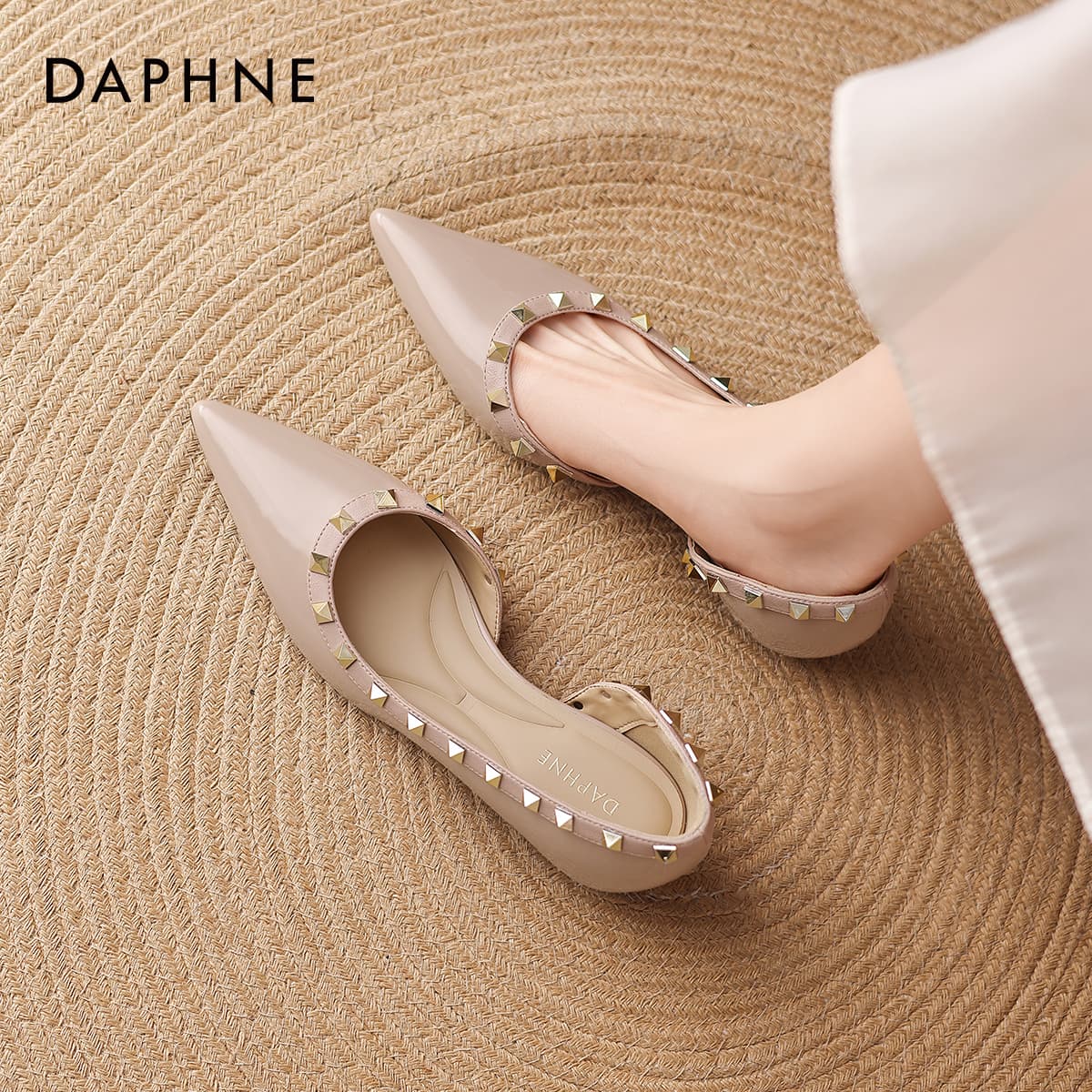 Тапочки DAPHNE Женские Повседневный Обувь без подкладки Женские - изображение 4