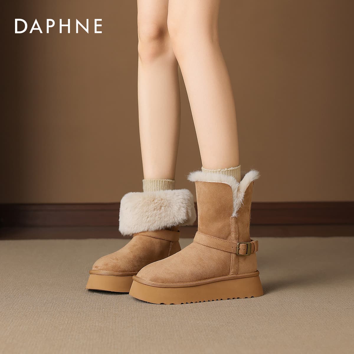 Ботинки зимние DAPHNE 17,5cm Сноубутсы Женские - изображение 4