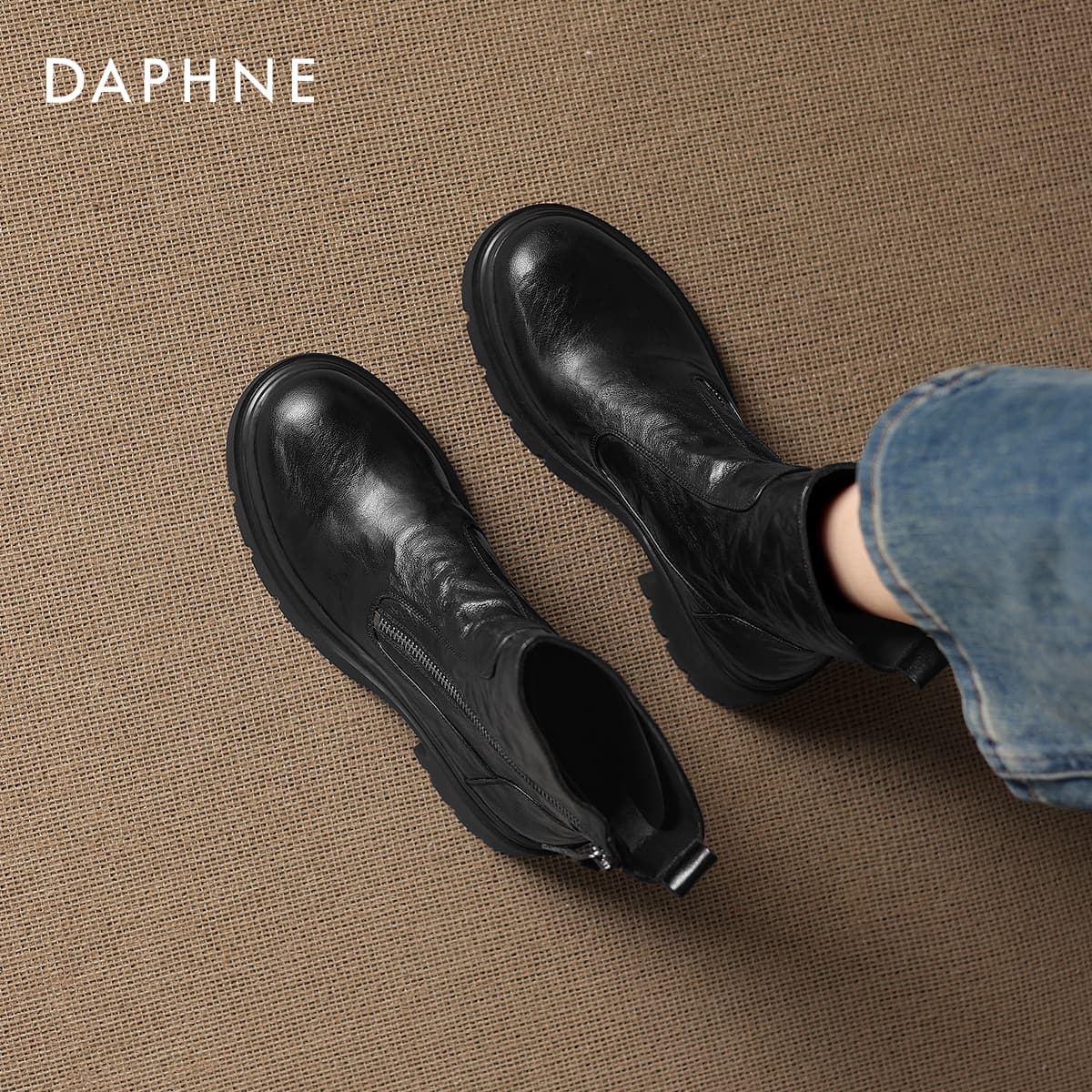 Сапоги DAPHNE Женские ботильоны из овчины - изображение 9