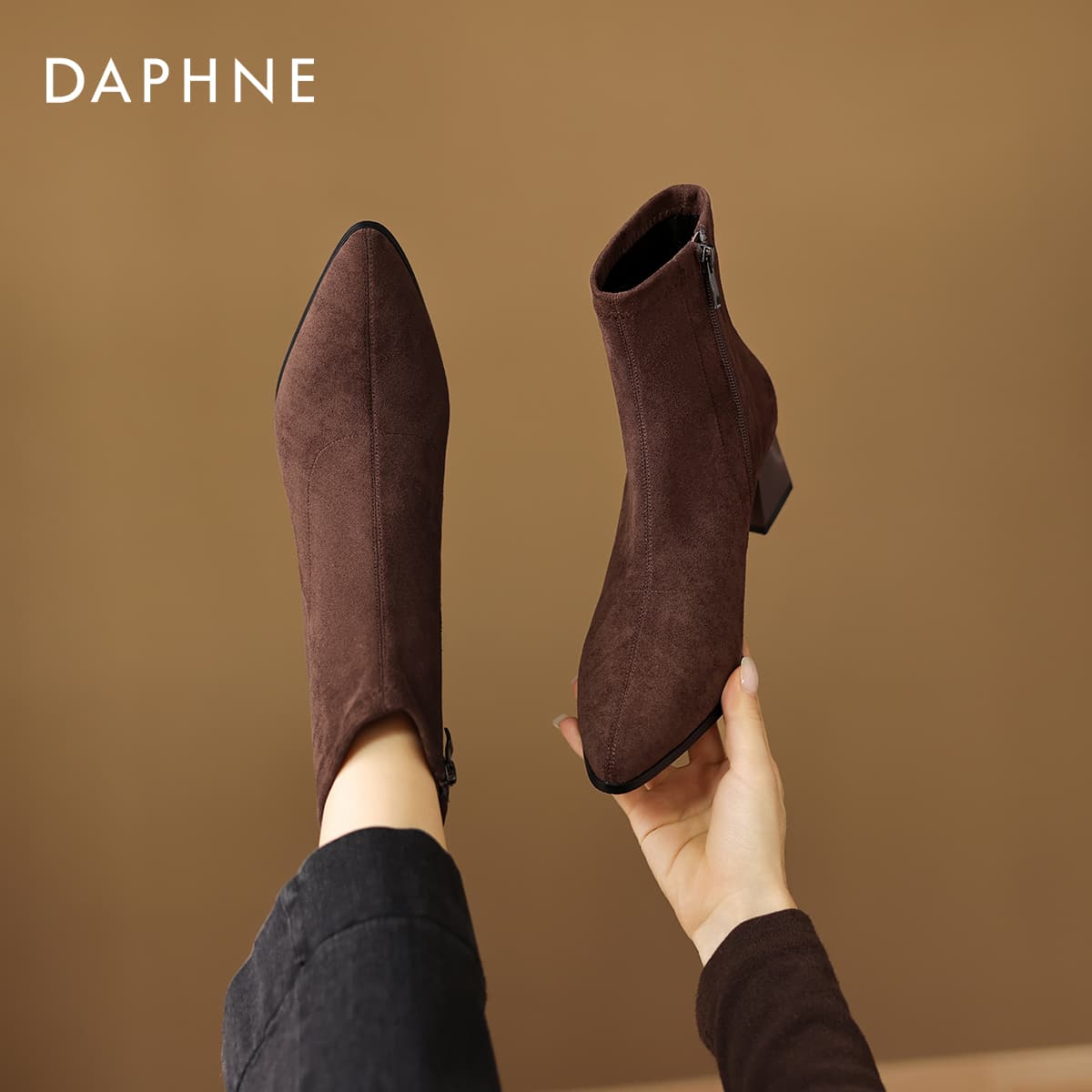 Сапоги Daphne Ткань Женские ботильоны - изображение 7