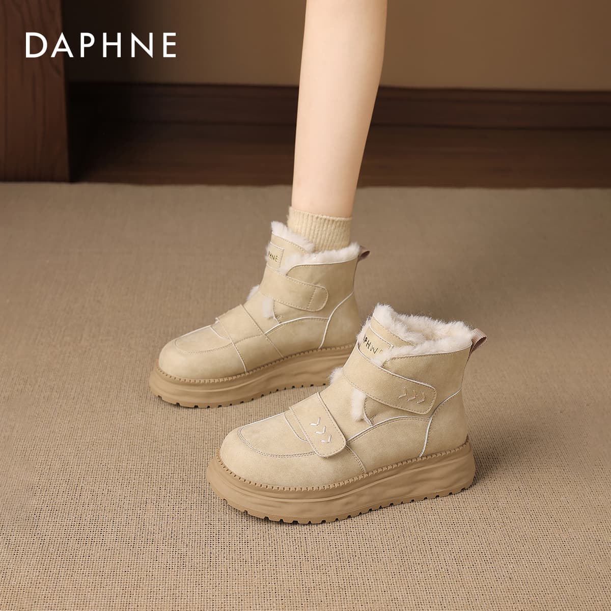 Ботинки зимние Daphne 10,5cm Сноубутсы Женские - изображение 4