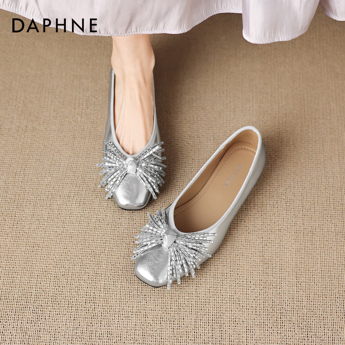 Тапочки DAPHNE Женские Повседневный Обувь без подкладки Женские - изображение 5