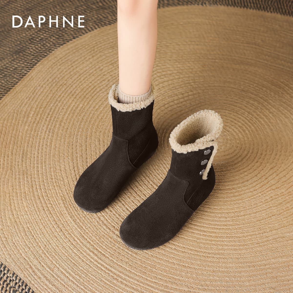 Сапоги Daphne Ботильоны из коровьей кожи Спилок Женские - изображение 3