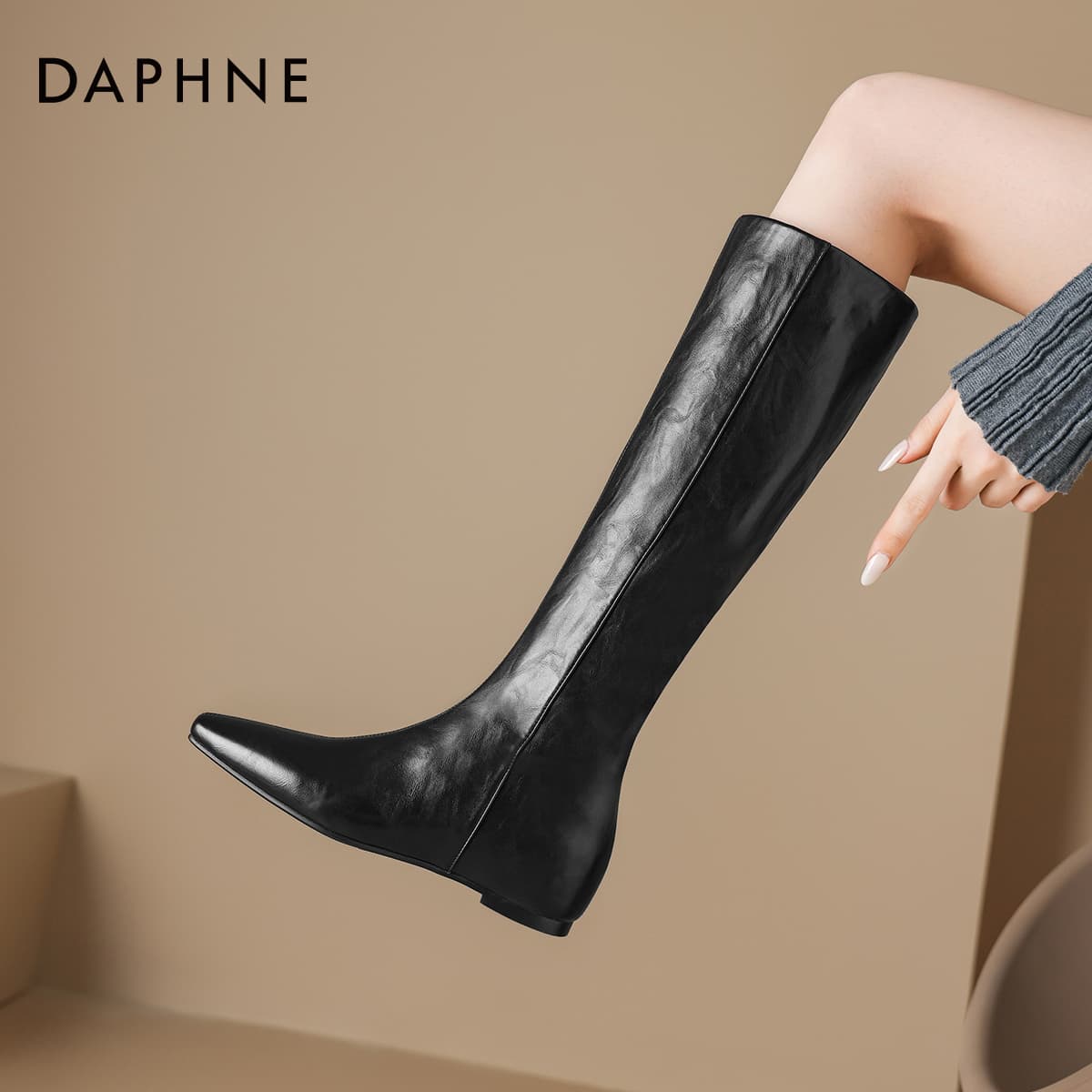 Ботинки DAPHNE Женские сапоги до колена - изображение 12