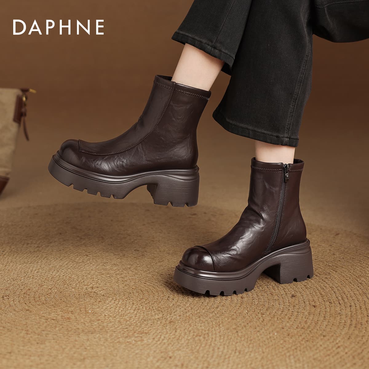 Сапоги DAPHNE Ботильоны Женские - изображение 5