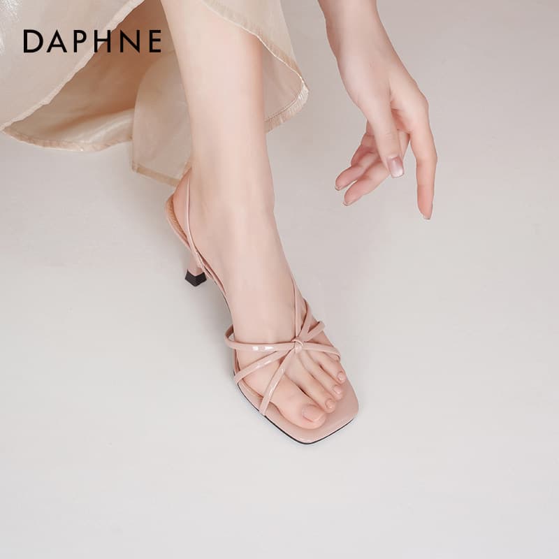 Шлёпанцы DAPHNE One Шнуровочные Сандалии Женские - изображение 4