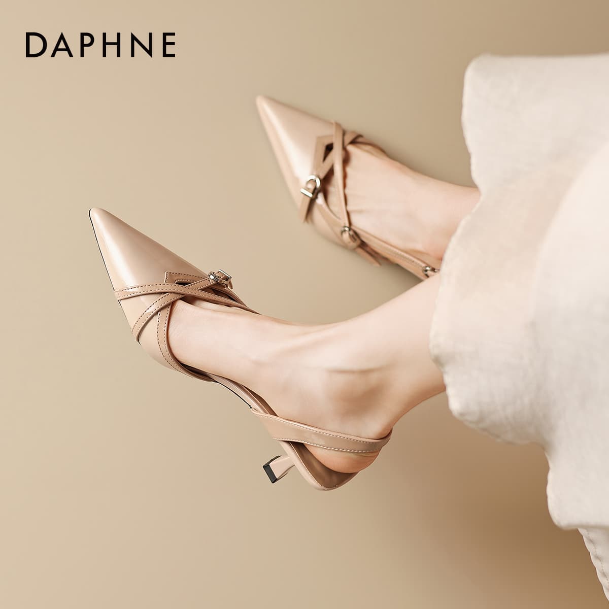 Туфли DAPHNE Синтетическая кожа Узкий каблук Высокие каблуки Женские - изображение 9