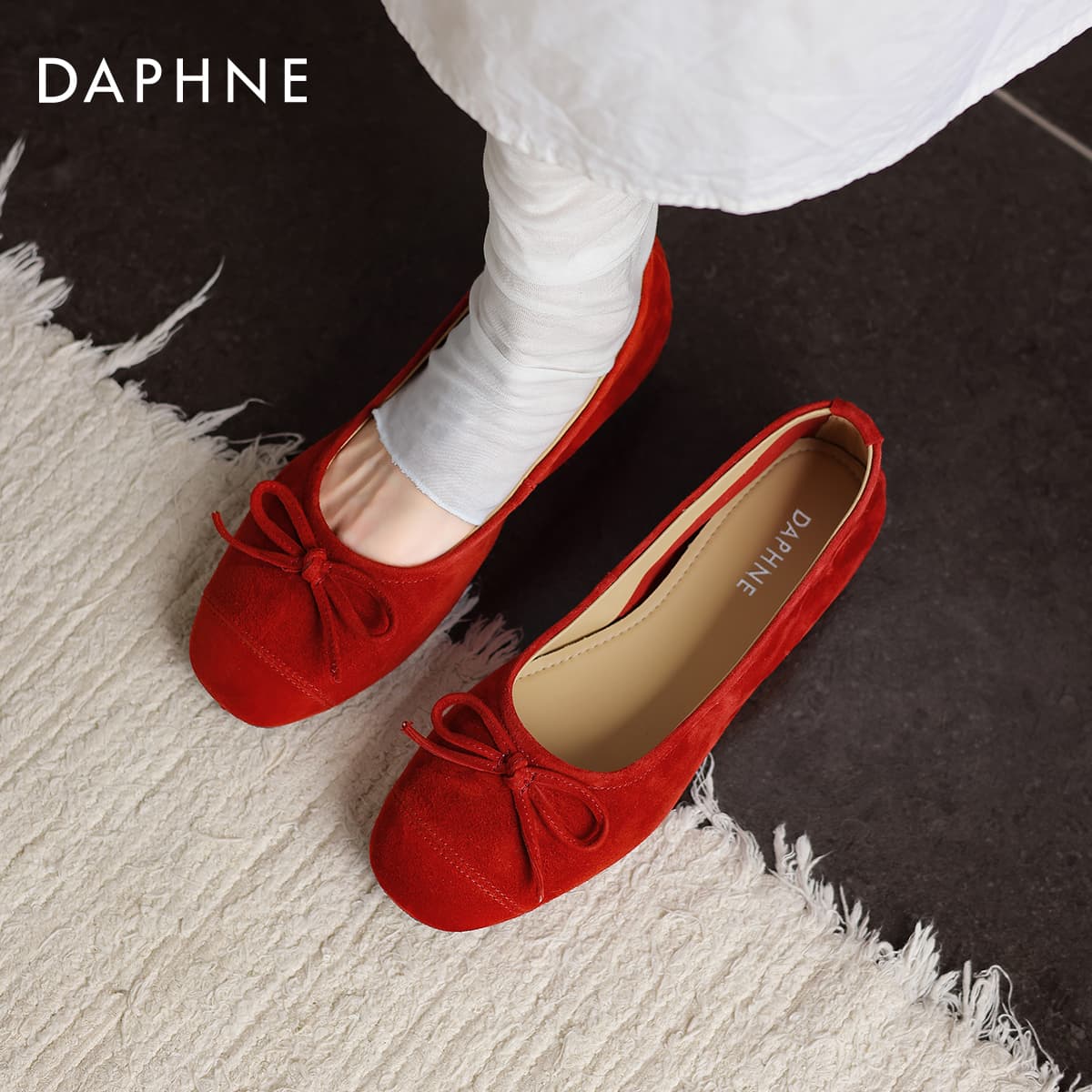 Тапочки DAPHNE Женские Повседневный Обувь без подкладки Женские - изображение 5