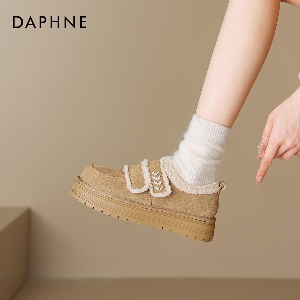 Ботинки зимние DAPHNE Женские сноубутсы из ткани - изображение 4