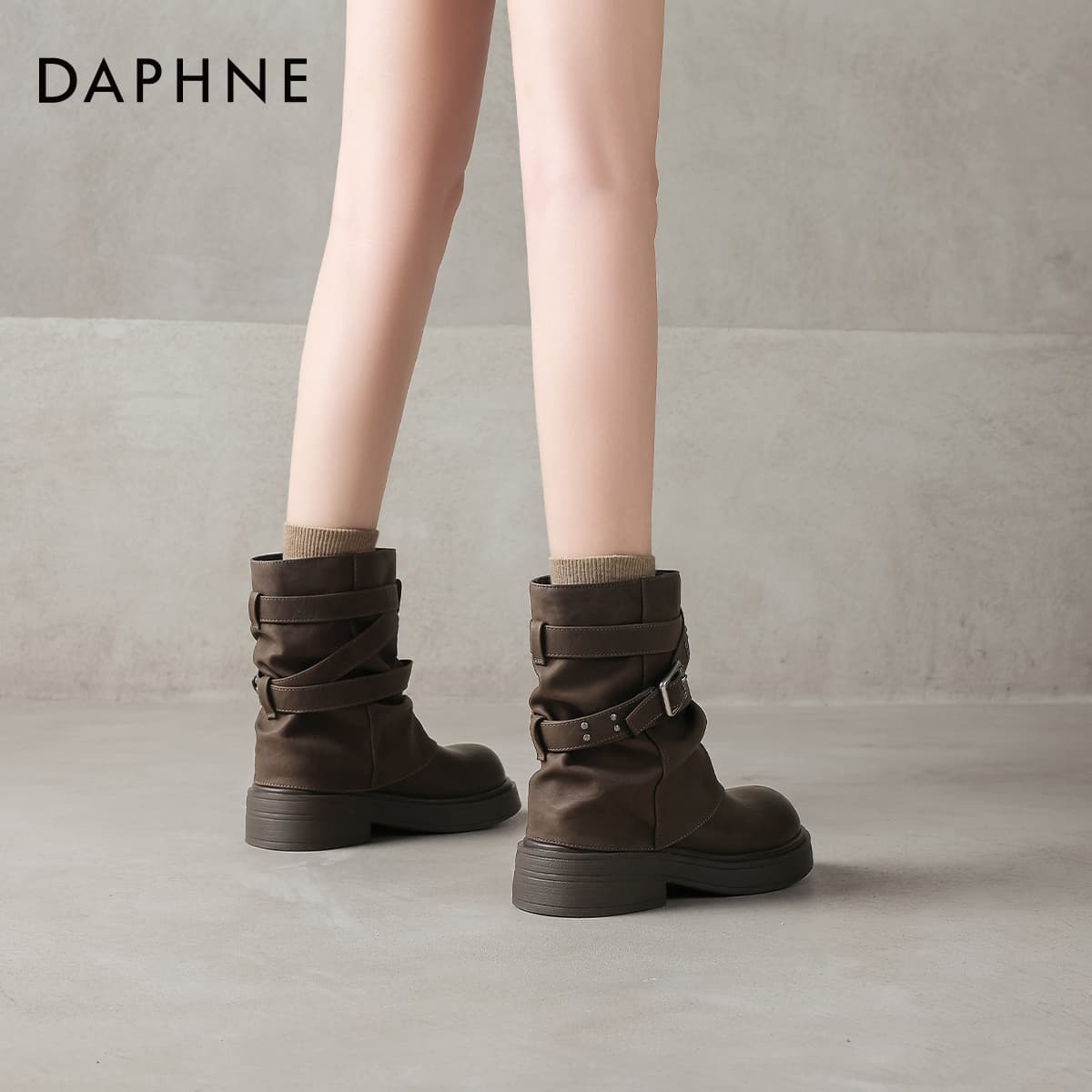 Сапоги DAPHNE Ботильоны Женские - изображение 6