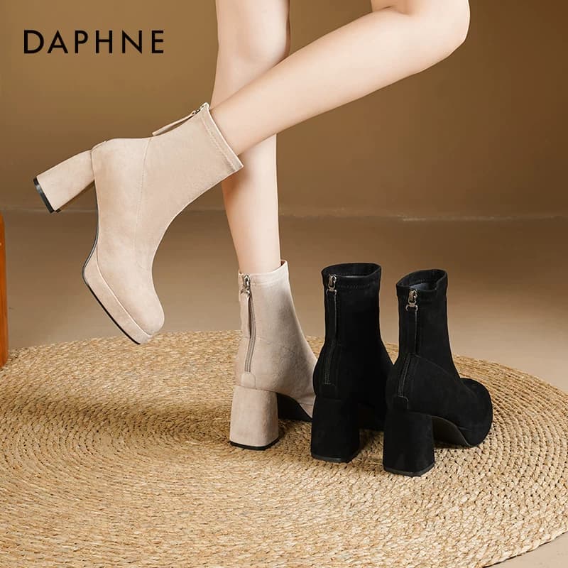 Сапоги DAPHNE Ботильоны Женские - изображение 7