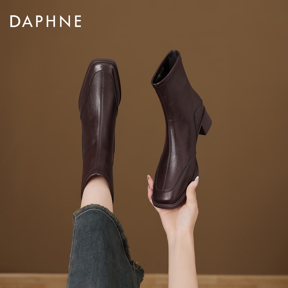 Сапоги DAPHNE Ботильоны Женские - изображение 4