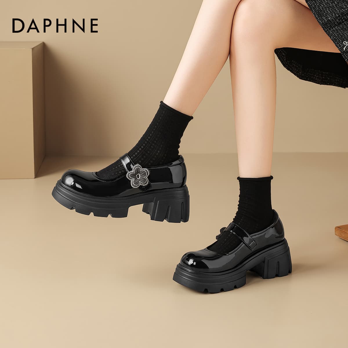 Лоферы DAPHNE Лоферы Low Топ Черный Женские - изображение 5