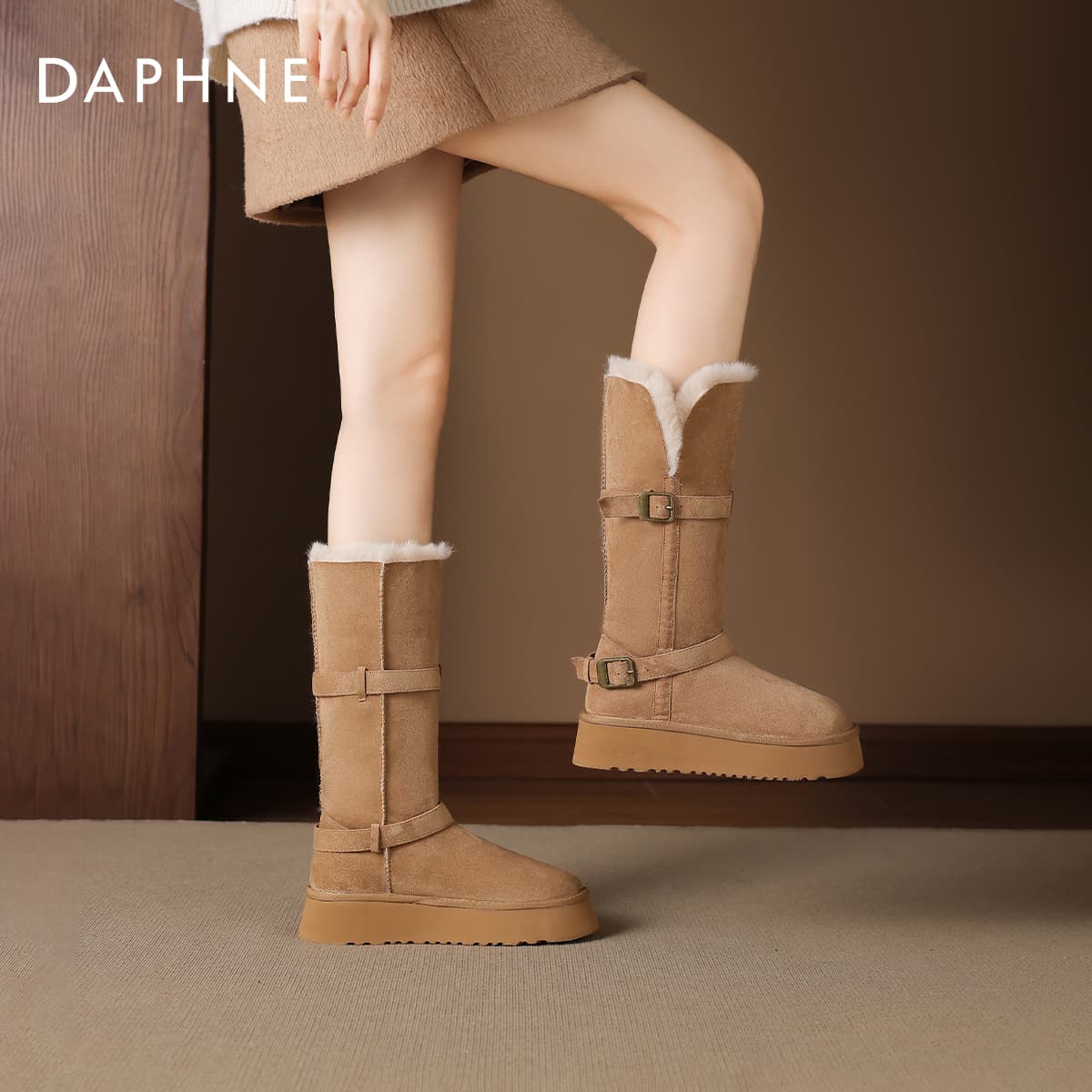 Ботинки зимние DAPHNE 30,5cm Сноубутсы Женские - изображение 7