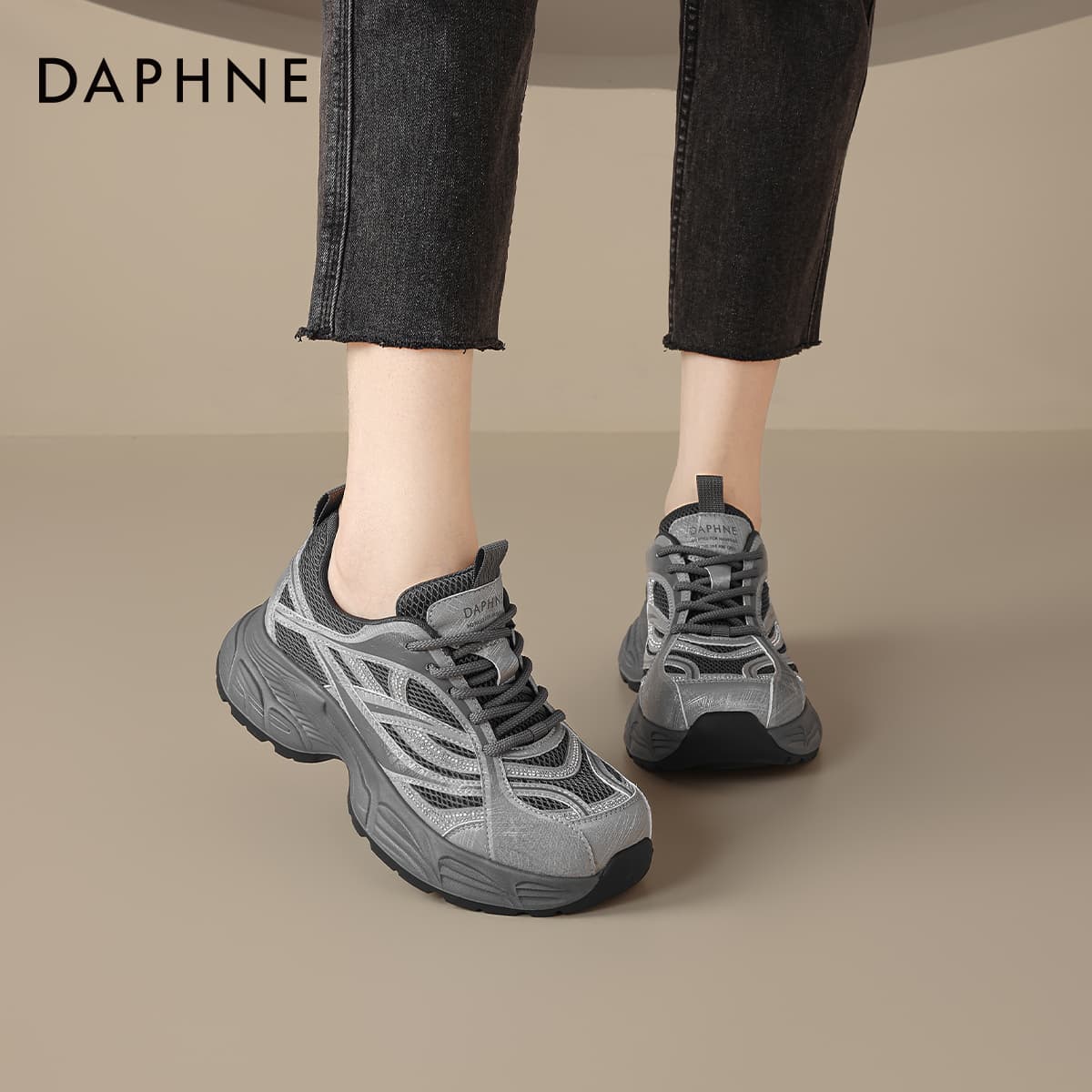 Кроссовки DAPHNE Массивные кроссовки Low Топ Женские - изображение 7