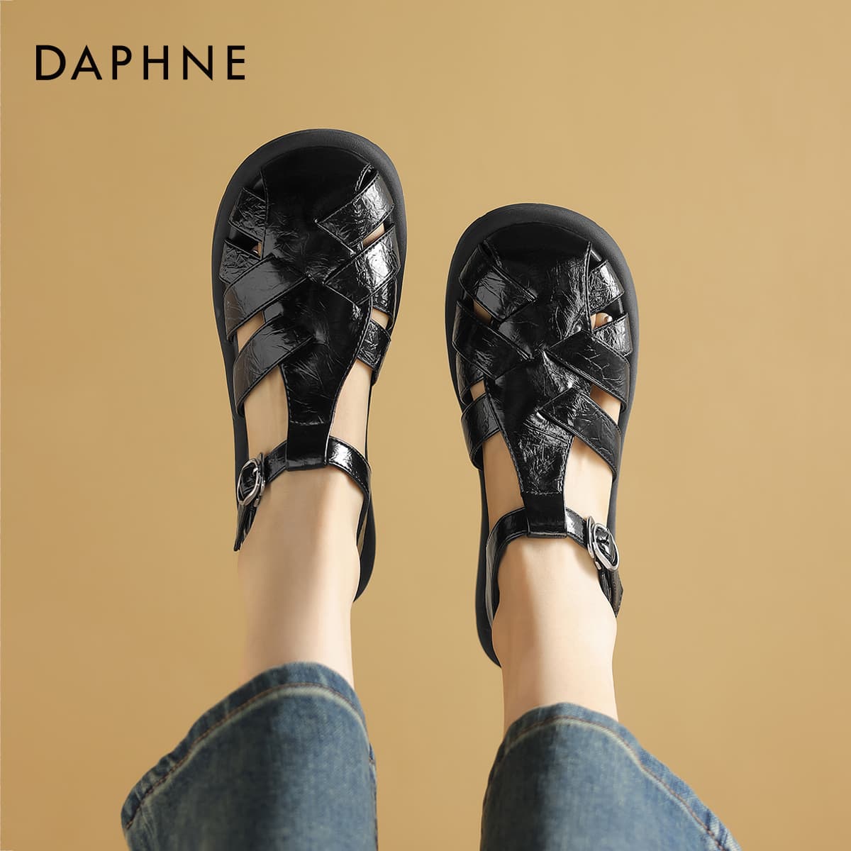 Сандалии Daphne ПУ (полиуретан) Сандалии гладиаторы Женские - изображение 6