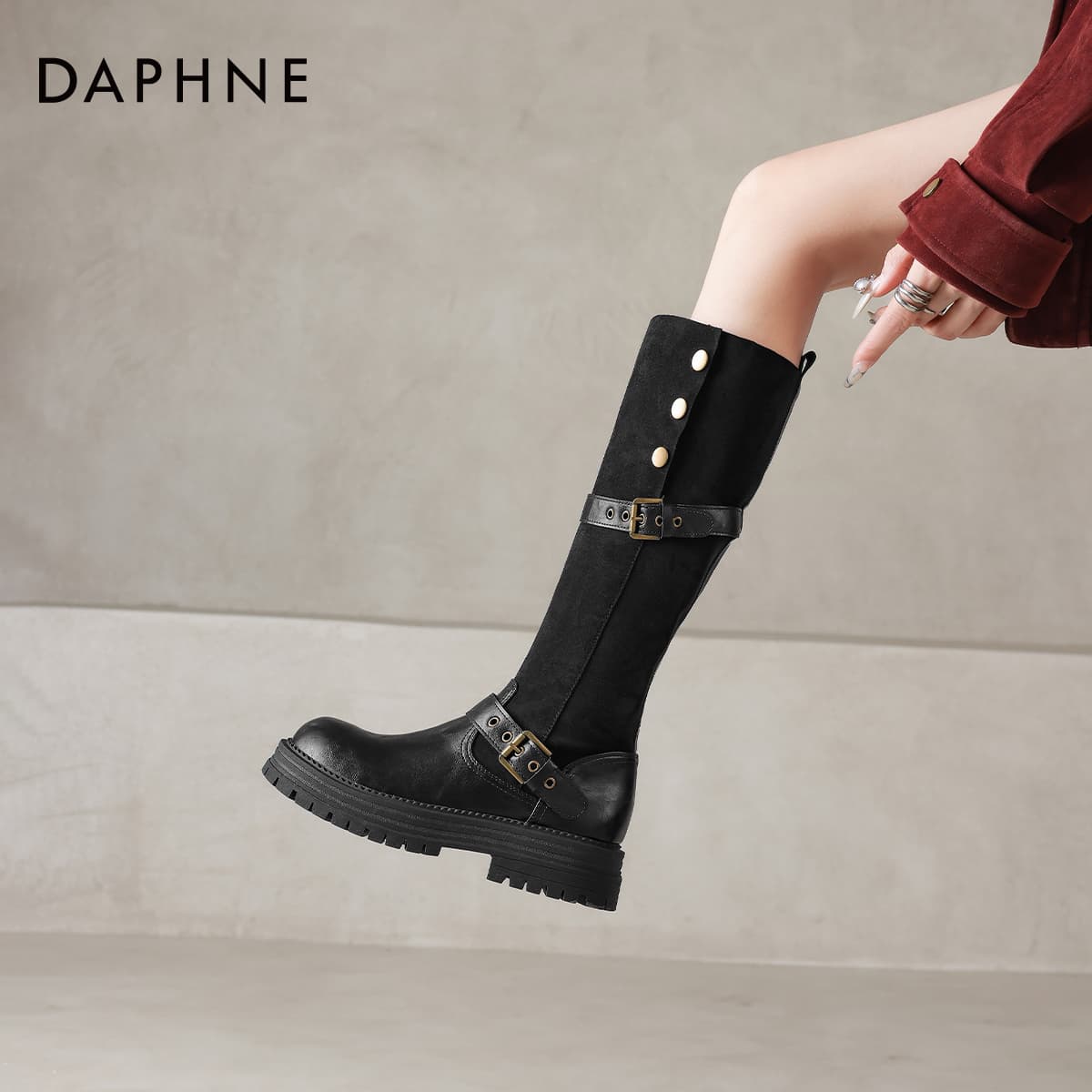 Ботинки DAPHNE Женские сапоги до колена - изображение 6