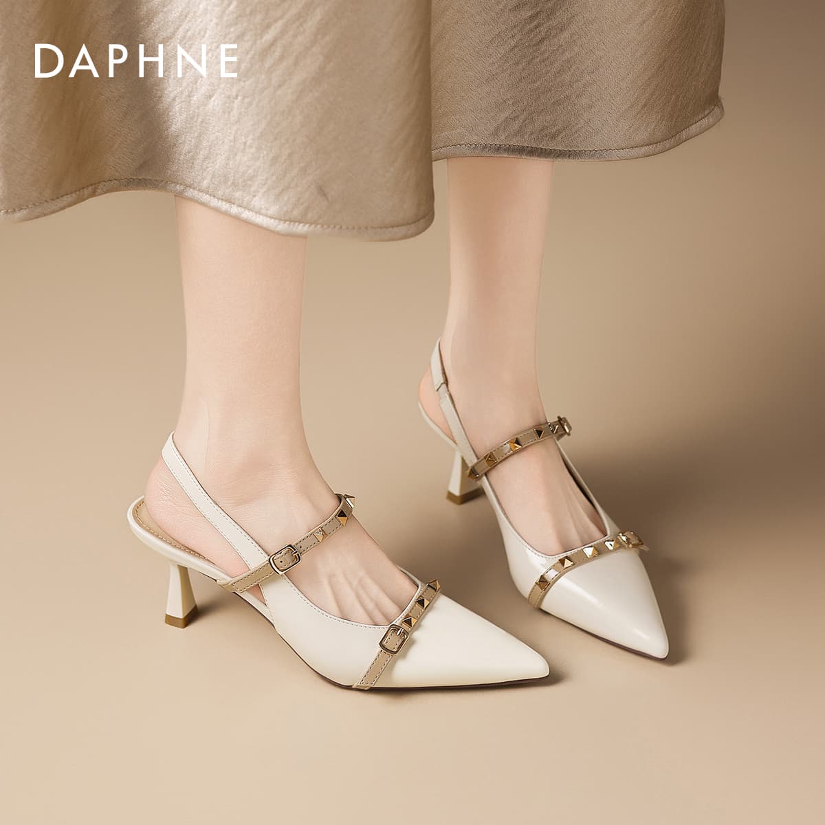 Туфли DAPHNE Синтетическая кожа Узкий каблук Высокие каблуки Женские - изображение 4