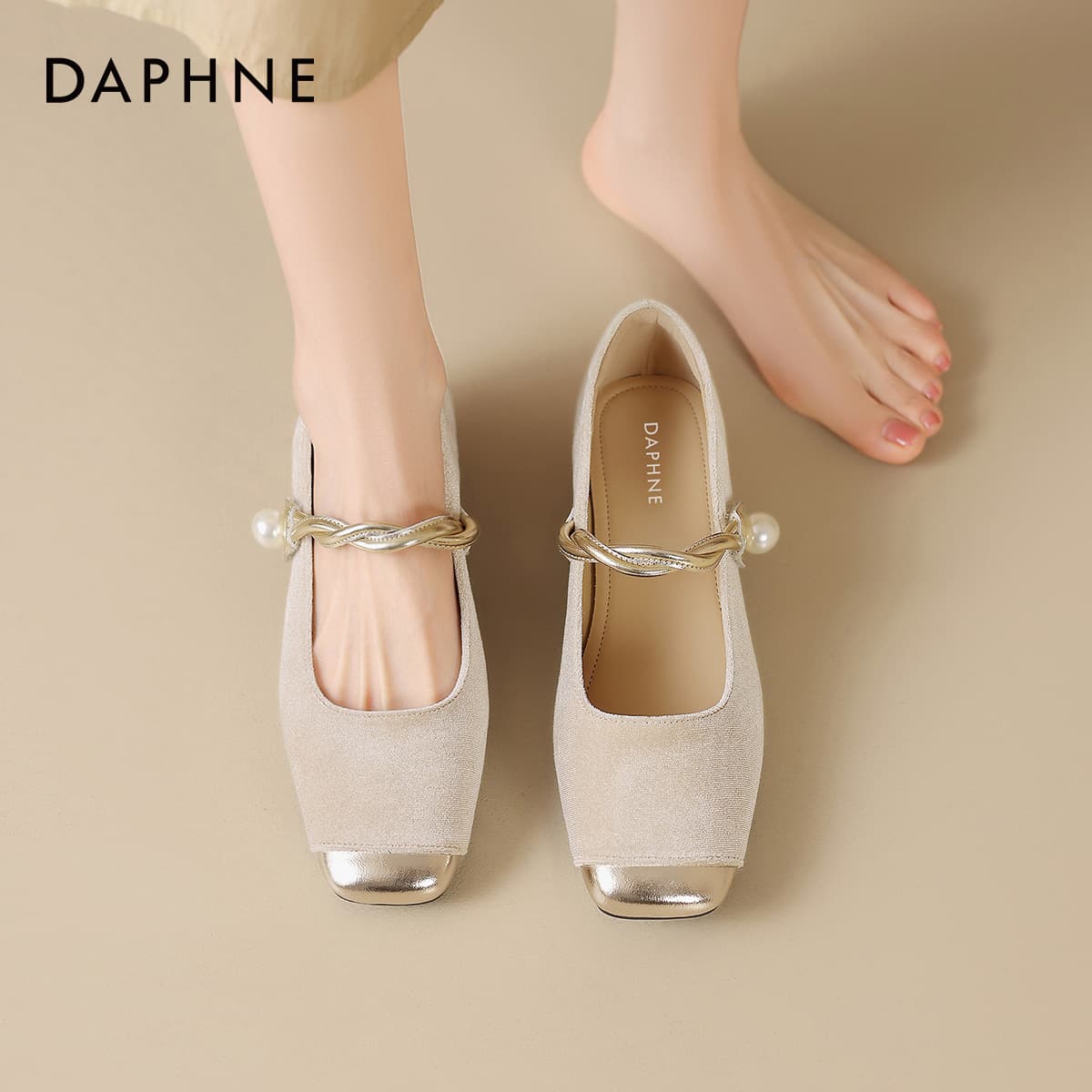 Daphne Ткань Туфли Мэри Джейн Женские - изображение 4