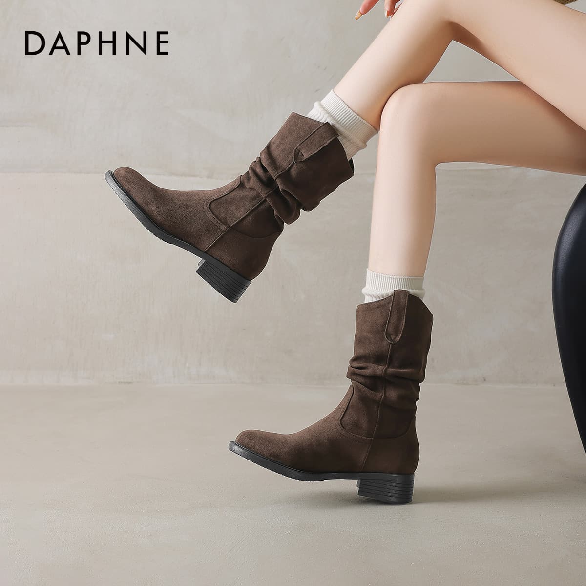 Сапоги DAPHNE Ткань Женские ботильоны - изображение 3