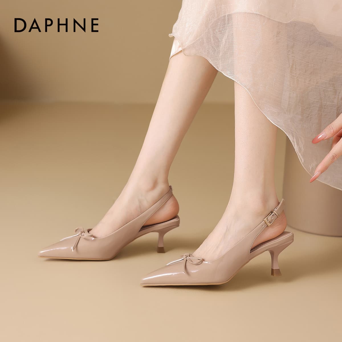 Туфли Daphne ПУ (полиуретан) Высокие каблуки 5 см Женские - изображение 4
